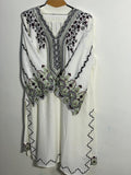 Noor White Embroidered Pakistani 👗Suit🛍️